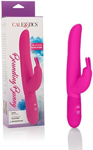 Calexotics Bounding Bunny - Waterproof Rabbit Vibrator Toy For Couples - Adult Sex Clitoral G Spot Massager โ Purple