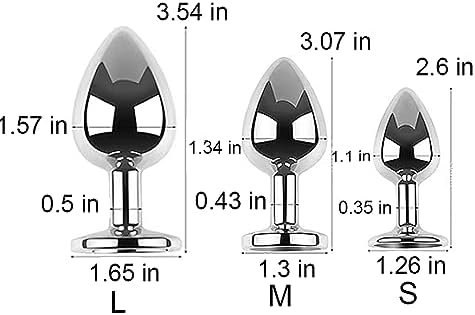 Ooiixx Sexy Fox Tail Cosplay Anal Plug Anal Butt Plug Adult Sex Toys For Women Men Couple Stainless Steel Anal Plug (Black S) - Image 3
