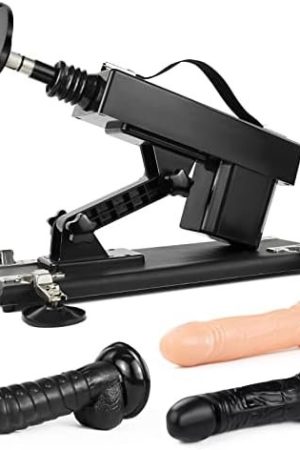 Sex Machine,Automatic Thrusting Sex Machine,Adjustable Love Machine With 3Xlr Connector Dildos And 3.8 Inch Suction Cup Attahcments,Sex Toys For Women And Men