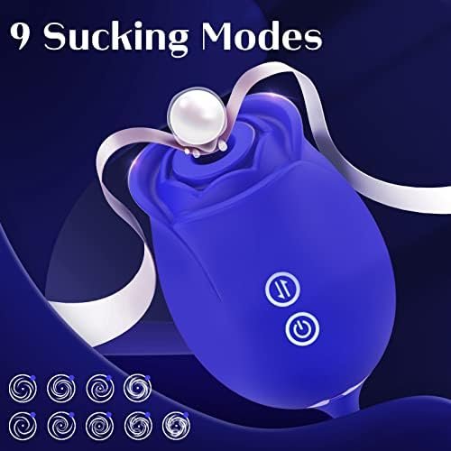 Rose Toy For Women With 18 Sucking Thrusting Dildo G Spot Vibrator Clitoral Stimulator, Rose Sex Sucker Adult Sex Toys Games For Woman Couples Pleasure - Image 2