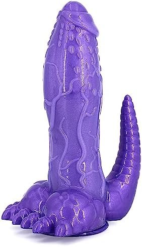 Dragon Dildo, 6.6Inch Realistic Thick Double Ended Monster Dildo, Waterproof Silicone Animal Dildo Anal Plug Toys For Beginners Women And Men Coulpes