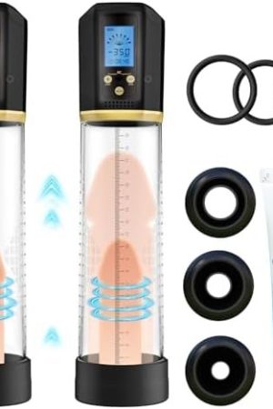 Electric Vacuum Penis Pump For Men - Sex Toys Penis Extender With 8 Sucking Modes, Led Display & Powerful Suction, Rechargeable Adult Toys Cock Erection Training Penis Enlargement Extend Pump