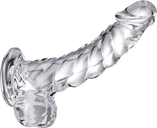 9 Inch Realistic Dildo Sex Toys - Clear Dildos Adult Toy With Suction Cup Hands Free For G Spot Anal Stimulation, Silicone Thick Penis For Women Men, Adult Toys For Beginner And Couple