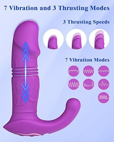 Anal Vibrator, Onismo Vibrating Prostate Massager With 7 Vibration Modes And 3 Thrusting Speed Remote Controlled Anal Sex Toys For Men Couples - Image 2