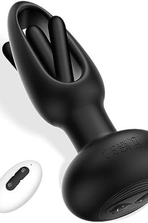 Vibrating Butt Plug, Anal Plug Adult Sex Toys For Men Vibrator Stimulator With Powerful Flapping Modes, Prostate Massager For Men'S Sex, Toys/Woman Sex Anal Vibrator For Her Adult Beginners Pleasure