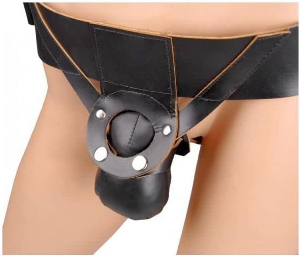 Strict Leather Padded Leather Strap On Dildo Harness, 6 Count - Image 2
