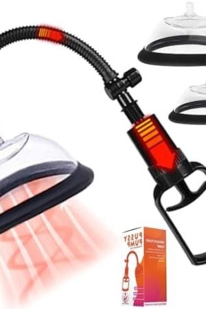 Pussy Pump Sexual Enhancers Sex Toys For Women, Strong Suction Heightens Sensitivity -Manual Vagina Pump Clitoral Stimulator Labia Pump To Increases Sensation And Enhances Female Pleasure