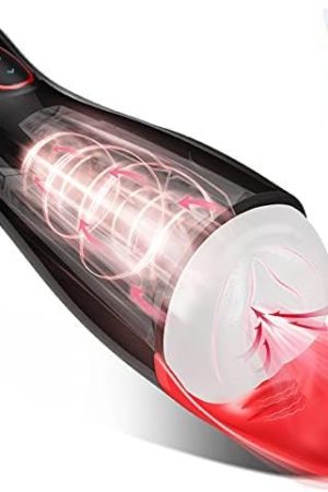 Male Masturbator With Powerful Vibration & Suction Modes, Adorime Electric Masturbation Cup For Men With 3D Textured Tight Vaginal, Pocket Pussy For Oral Sex With Women Sexy Moans, Sex Toys For Men
