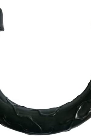 Black 17.3 Inch Double Ended Silicone Big Dildo, Soft Realistic Dildo For Sex Two Head Dildo Adult Toys