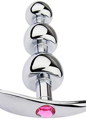 Sm Metal Butt Plug Mushroom Head Detachable Boat Anchorh Jewel Base Wearing Buttocks Plug Anal Plug