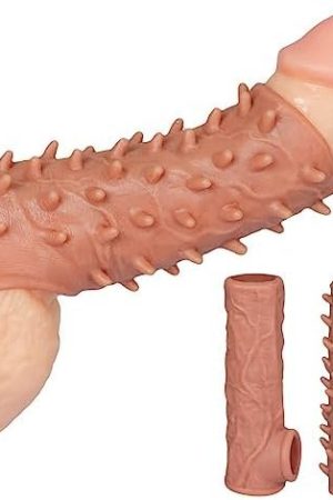 Penis Sleeve, Penis Ring Silicone Cock Sleeve Sexy Toys & Games For Men And Couples, Yeqiz Body-Safe Stretchy Ultra-Soft Material Cock Enlarger, Reusable Adult Sex Toys For Men, 2 Pcs