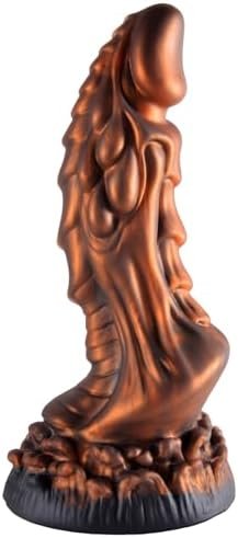 9.44Inch Huge Realistic Dildo Dragon Silicone Thick Dildos For Hands-Free Play,Sex Toys For Men/Women/Couples/Gay,Flexible Cock For G-Spot Anal Prostate Stimulation,Bronze