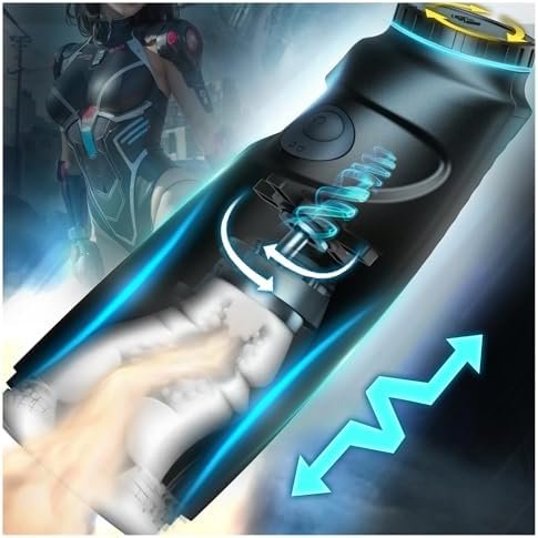 Automatic Thrusting Male Masturbator With Newest Riding Position Design, Male Stroker Toy For Men Pocket Pussy With 7 Swing Thrusting Modes, Adjustable Thrusting Speed Automatic Masturbator Adult Sex