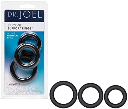 Calexotics Novelties Dr. Joel Kaplan Silicone Support Rings, Black