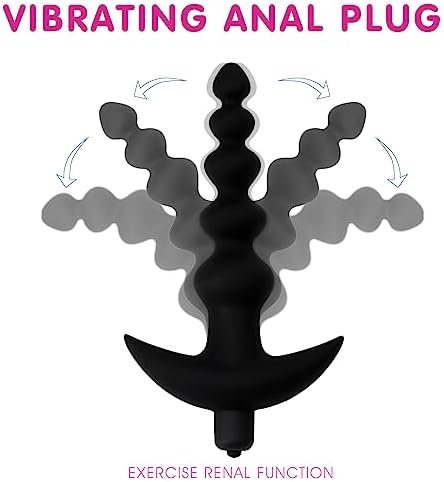 Vibrating Anal Beads Butt Plug 10 Vibration Modes Anal Sex Toy Waterproof Sexual Bdsm Toys For Men, Women And Couples - Image 3