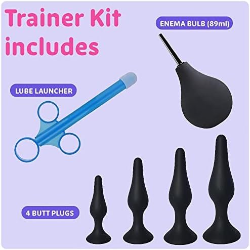 Real Vibes Anal Sex Toys Silicone Butt Plug Set, Anal Butt Trainer, Dilator Dildo Kit For Women And Men, 4 Buttplugs For Advanced & Beginner - Image 2