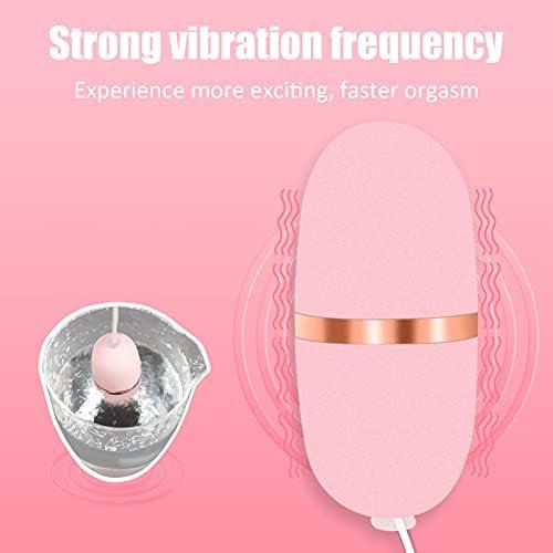 Timijoy Bullet Vibrator For Women, 7 Vibration Modes, Quiet Hygienic Waterproof Adult Egg Massager For Clitorals Stimulator, Adult Sex Toys For Vaginal Nipple, Lovely Pink, No-47Tiaodan - Image 3