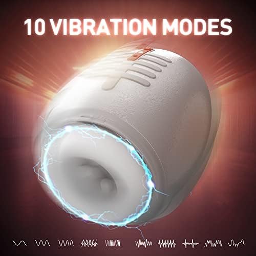 Automatic Male Masturbator Cup,Penis Vibrator For Glans Trainer And Penis Stimulation, Pocket Pussy Stroker With 10 Vibrations For Men'S Blowjob, Adult Toys For Men Gay Couple Sex Pleasure - Image 2