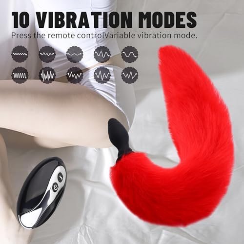 Anal Plug Vibrator Fox Tail Butt Plug Silicone Anal Anus Toys Sex Toys For Women - Image 2