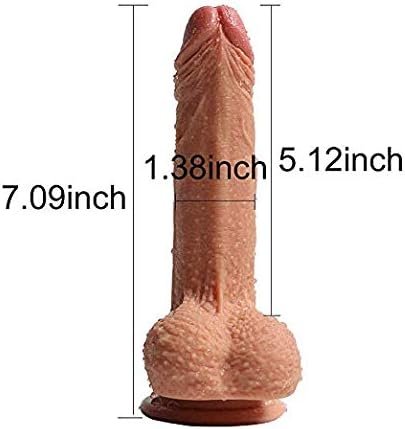 Liquid Silicone Dildo Realistic Dildo Strong Suction Cup Lifelike Huge Dong Big Size Adult Sex Toy Big Dildos Large Thick Dildos Anal Vagina Play Flesh - Image 3
