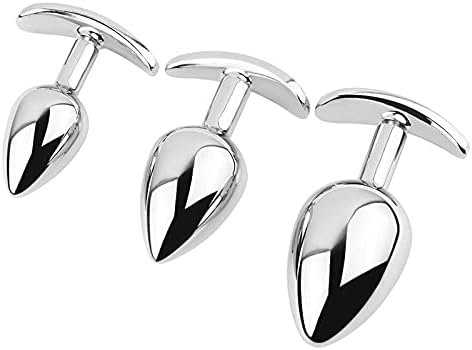 Anal Sex Toys Stainless Steel Stimulator Anal Plug Butt Plug Adult Toys Butt Plug Anal Bead Trainer Anal Sex Toy Couples Prostate Massager L - Image 3