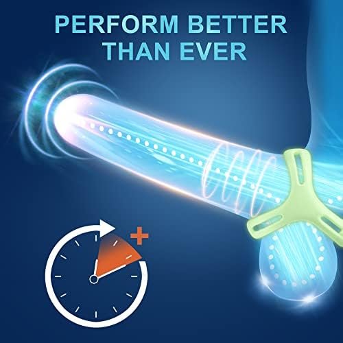 Luminous Silicone Penis Ring, Pink Fun 3 In 1 Super Soft Elastic Cock Ring For Longer Lasting Male Erections, Erotic Penis Sex Toys For Men Couple - Image 3