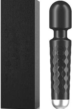 Adult Sex Toy For Women,Vibrator Wand For Clitoral Stimulation With 20 Vibrations & 8 Speeds,Gspot Vibrator For Intense Pleasure Quiet Sex Wand Rechargeable And Waterproof