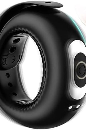 Vibrating Penis Ring With Adjustable Buckle, 10 Vibration Modes, Adorime Rechargable Penis Vibrator Stretchy Silicone Cock Ring For Erection Stimulating Pleasure Enhance, Sex Toys For Men And Couples