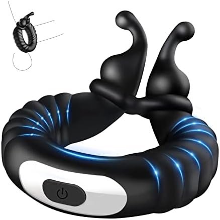 Male Sex Toys For Men Vibrator, Vibrating Cock Ring With Bullet Vibrator, Adjustable Penis Rings Vibrator Sex Toy, Cafatop Silicone Sex Ring With Lasting Stronger Vibrator, Adult Sex Toys For Couples