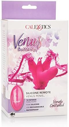Calexotics Venus Butterfly Silicone Remote Venus Penis – Hands Free Strap On Personal Massager Probe With Controller – Waterproof Adult Vibrator Sex Toy For Couples - Pink - Image 2