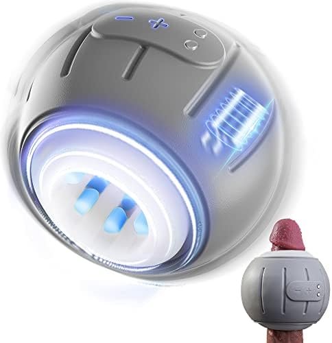 Automatic Male Masturbator Cup Penis Vibrator, Glans Trainer Stimulator With 6 Vibrating Modes, Mens Vibrator Endurance Prolonging, Silicone Sex Toy For Men Masturbation Training