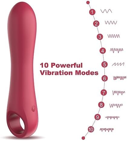 Adult Toys G Spot Dildo Vibrator - Nsban Mini Vibrating Dildos With 10 Powerful Vibrations Modes, Anal Clitoris Finger Vibrators For Travel Sex Toy For Womens Sexual Toy(Pink) - Image 2