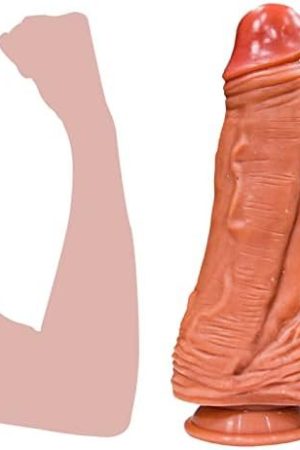 Realistic Dildo, Double Density Texture Silicone Dildo With Strong Suction Cup, Can Be Used Hands-Free, Simulation Penis Can Stimulate The G-Spot, Anal Sex Toys For Women And Couples (10 Inch)