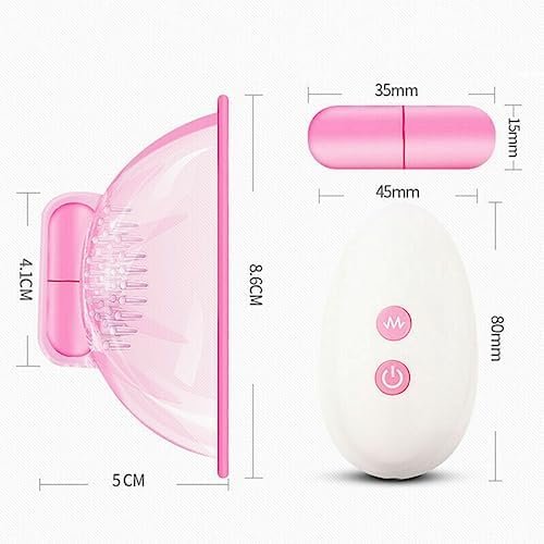 Igeuza Vibrating Nipple Transparent Clamps Sucking Stimulator Massager With 10 Powerful Vibration Nipple Toy Vibrator Rechargeable Adult Sex Toys For Women Couples Pleasure - Image 3
