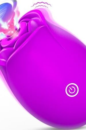 Rose Sex Toy, Rose Sex Stimulation Sucking Vibrator, Adult Sex Toys With 9 Modes Licking Sucking Vibrators, Female Rose Sex Toys For Couples Adult Sex Toys Game,Rose Vibrator