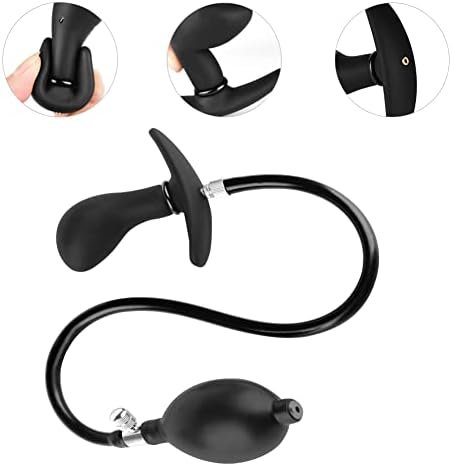 Inflatable Anal Plug, Liquid Silicone Butt Plug Anal Training Sex Toy Detachable Needle Masturbation Toys For Men Women - Image 3