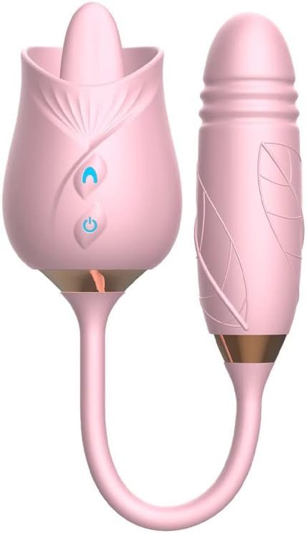 Sex Toys For Women – Upgraded Rose Sex Stimulator For Women With 10 Sucking Thrusting Dildo G Spot Vibrator Clitoral Stimulator, Rose Sex Sucker Adult Sex Toys Games For Woman Couples Pleasure