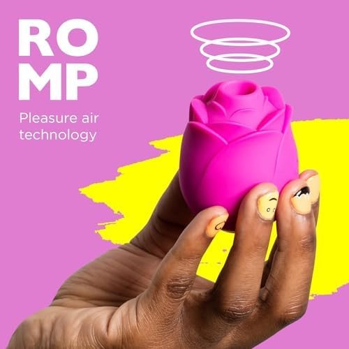 Romp Rose Toy For Woman - Clitoral Sucking Toy - Clit Stimulator With 6 Vibration Modes - Waterproof Sucker Vibrator - Rechargeable Vibrating Adult Sex Toys For Women Couples - Image 2