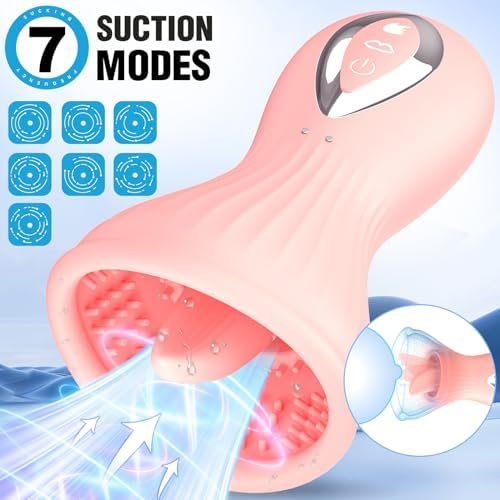 Nipple Sex Toy For Women, Clitoralis Sucker With Tongue Suction, Adult Toys Vibrator With 7 Sucking & 7 Vibration Modes, Ipx7 Waterproof Nipple Vibrator Massager For Female Pleasure Green - Image 3