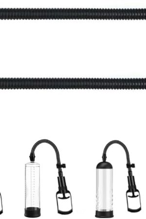 Penis Pump Negative Pressure Unit Connection Hose Fittings, 2 Piece Manual Enlarger Extension Pump Seal Connection Hose Air Pressure Unit Special Parts