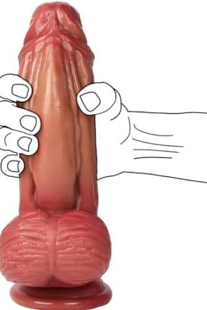 2.36'' Diameter Thick Monster Realistic Dildo,10 Inch Huge For G-Spot Stimulation Orgasm,Pvc Big Giant Penis Anal Cock Toy Anal Plugs Large Strap On Thick Dildos Adult Sex Toys For Her(Huge Thick)
