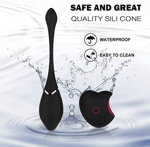 Bullet Vibrator With Remote Control,Iusmnur G-Spot Stimulator Kit With 10 Vibration Modes Vibrating Eggs Rechargeable, Love Egg Adult Sex Toys For Women And Couples(Black) - Image 3