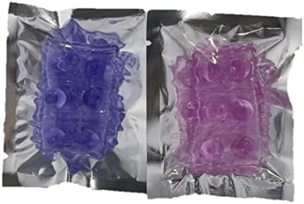 Ferbed Silicone Delay Ring Bump Condom - 2 Bump Cock Ring Male Elastic Sex Toys Man Or Couples Play, Eraction Female, Longer Sex And Strong