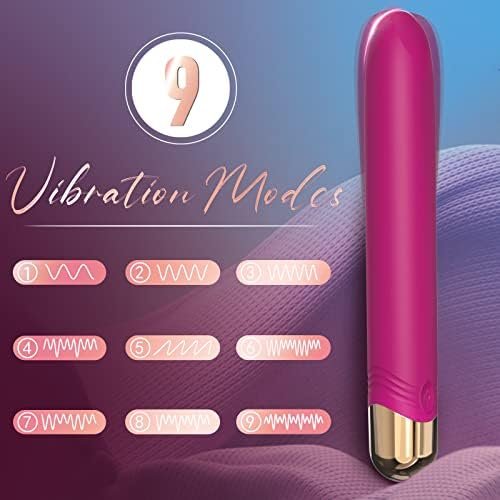 Adult Toys, G Spot Bullet Vibrator For Precision Stimulation With 9 Vibrations, Waterproof Toys Women, Rechargeable G-Spot Stimulator Sex Womens Pleasure - Image 2