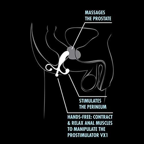 Blush Anal Adventures Prostate Stimulator - 5 Inch Enhanced Orgasm Prostate Stimulation Anal Sensations Smooth Curved Male Female Adult Toy - Hands Free Sex Toys For Women Men Couples - Black - Image 3