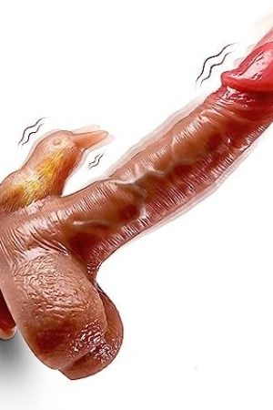 Thrusting Dildo Vibrator Adult Toys - 4 In 1 Realistic Dildos Anal Toys With 3 Thrusting & 7 Vibrating Modes, Remote Contol G Spot Vibrators With Strong Suction Cup, Adult Sex Toys For Women Couple