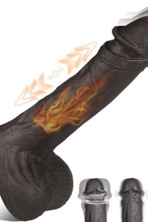 9'' Thrusting Dildo Vibrator Sex Toys - Adult Toys Realistic Thrusting Rotating Heating G-Spot Dildos Stimulator With 10 Modes, Silicone Suction Cup Vibrators Adult Sex Toys & Games For Women Couples