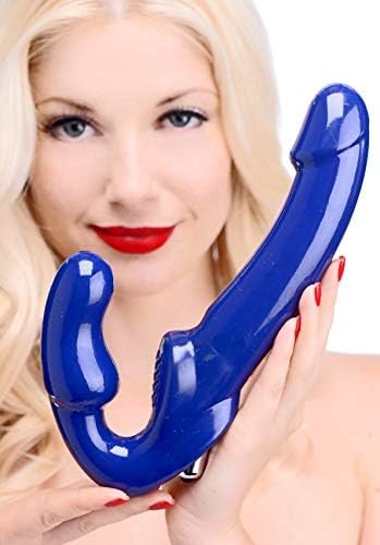 Lynx Blue Vibrating Strapless Strap On - Image 2