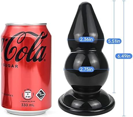 Super Long Thick Anal Beads Butt Plugs,Strong Suction Cup Butt Plug Sex Toys Prostate Massage Anal Trainer Dildo Anal Toy For Man Woman And Couples G-Spot Stimulator Anal Training (2 Beads) - Image 2