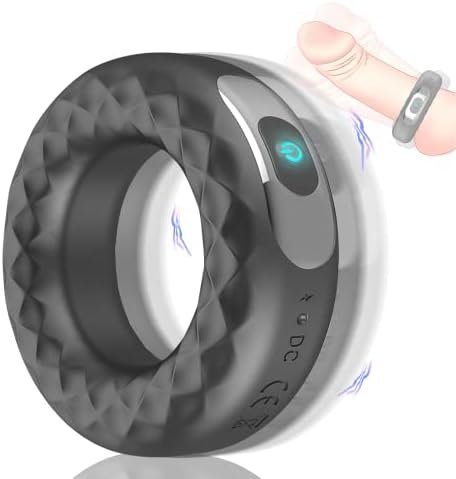 Cock Ring Vibrating Penis Rings - Male Sex Toy With 10 Modes Male Delayed Orgasm Toys Silicone Waterproof Vibration Sex Toys For Couples